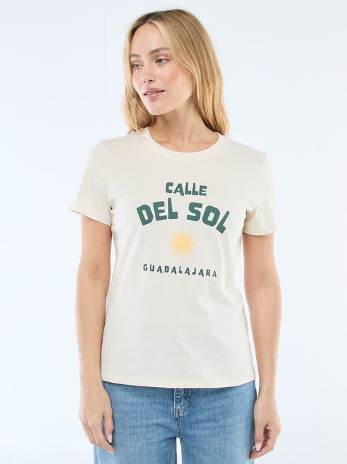 T-shirt estampada - Kiabi