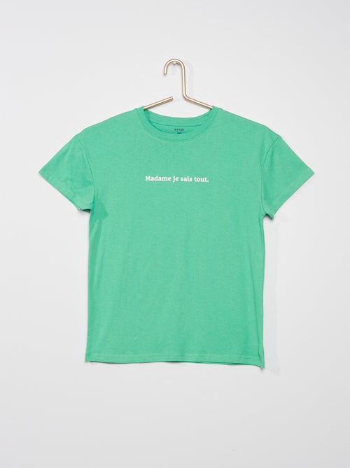 T-shirt estampada - Kiabi