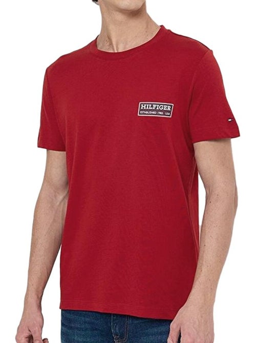 T-shirt Estampada Vermelha Tommy Hilfiger para Homem - Kiabi T-shirt Estampada Vermelha Tommy Hilfiger para Homem - Kiabi