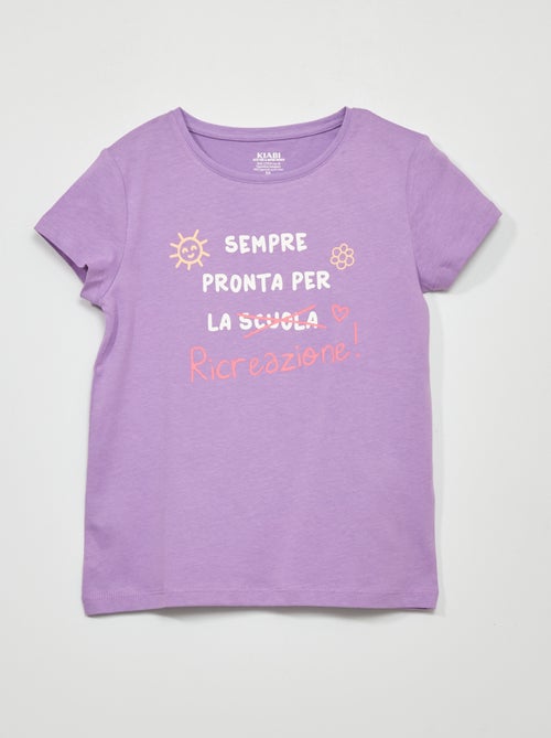 T-shirt estampada - Kiabi
