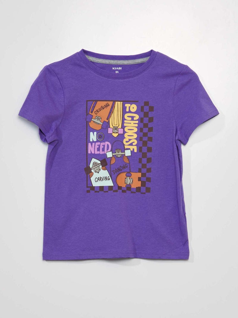 T-shirt estampada VIOLETA - Kiabi