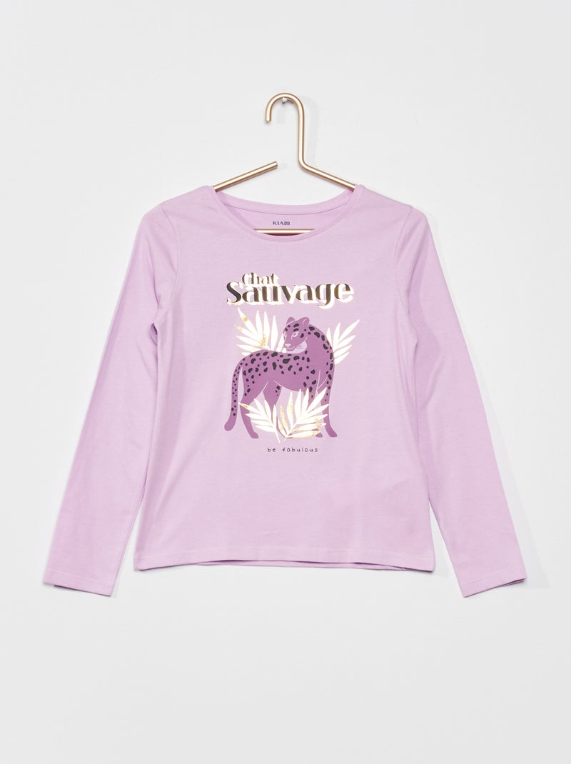 T-shirt estampada VIOLETA - Kiabi