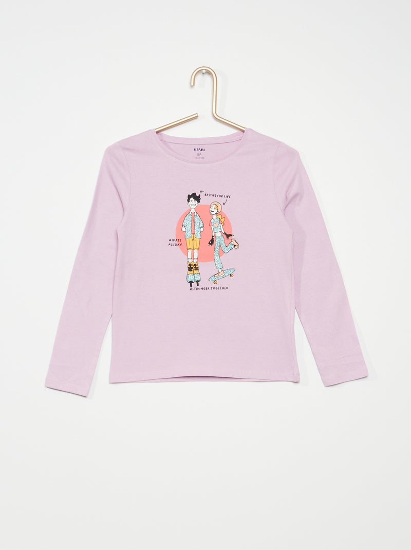 T-shirt estampada VIOLETA - Kiabi