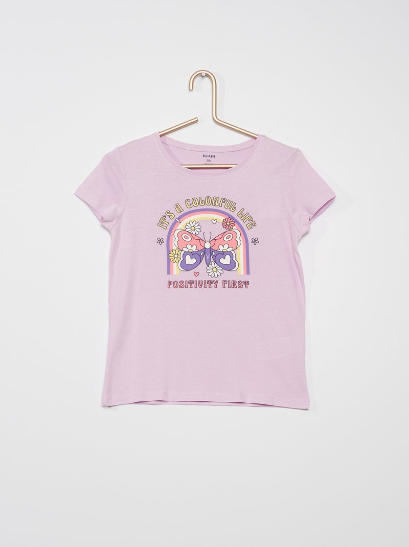 T-shirt estampada VIOLETA - Kiabi