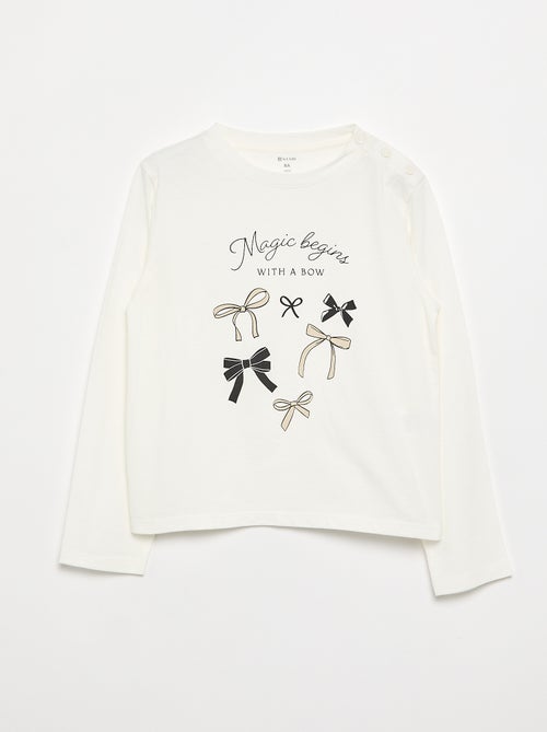 T-shirt estampado - coleção fácil de vestir - Kiabi