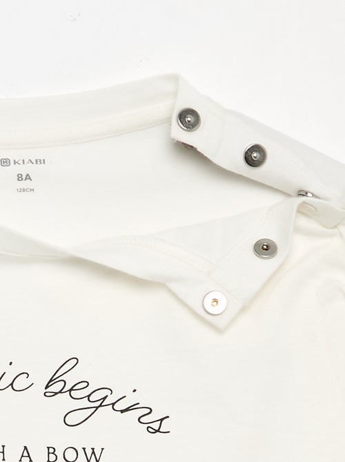 T-shirt estampado - coleção fácil de vestir - Kiabi