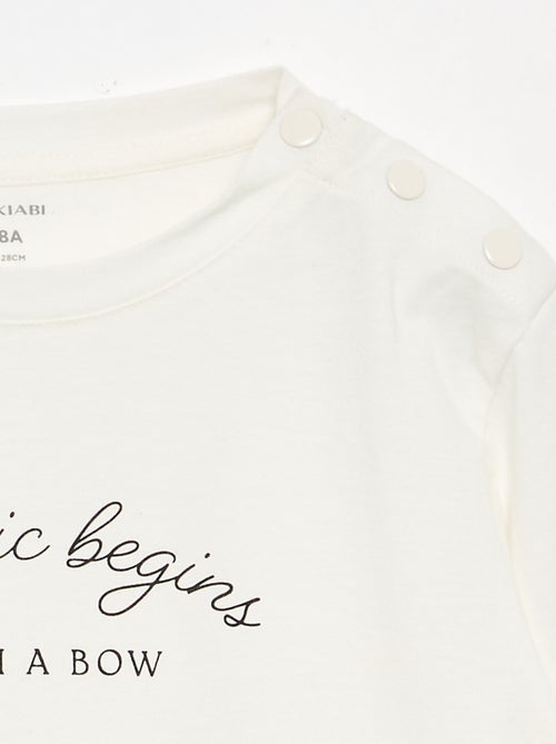 T-shirt estampado - coleção fácil de vestir - Kiabi