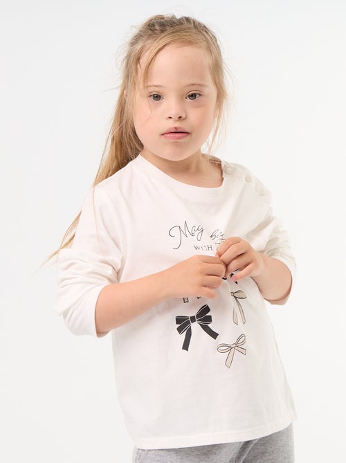T-shirt estampado - coleção fácil de vestir - Kiabi
