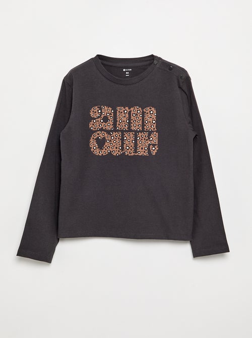 T-shirt estampado - coleção fácil de vestir - Kiabi