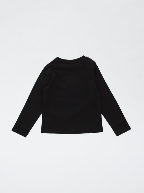 T-shirt estampado 'ACDC' em algodão liso - Kiabi