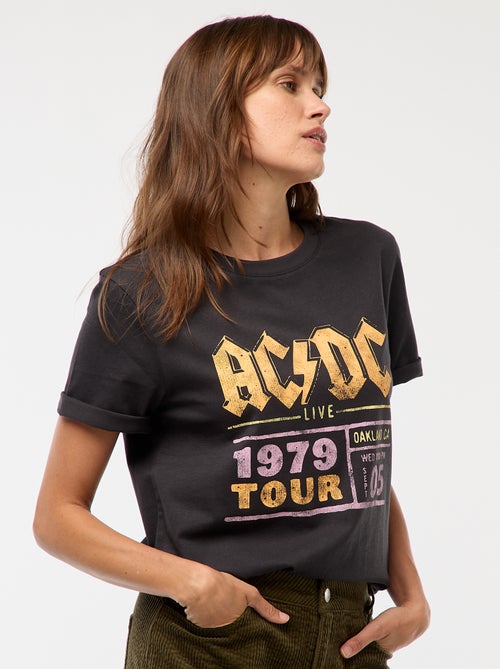 T-shirt estampado "AC/DC" - Kiabi