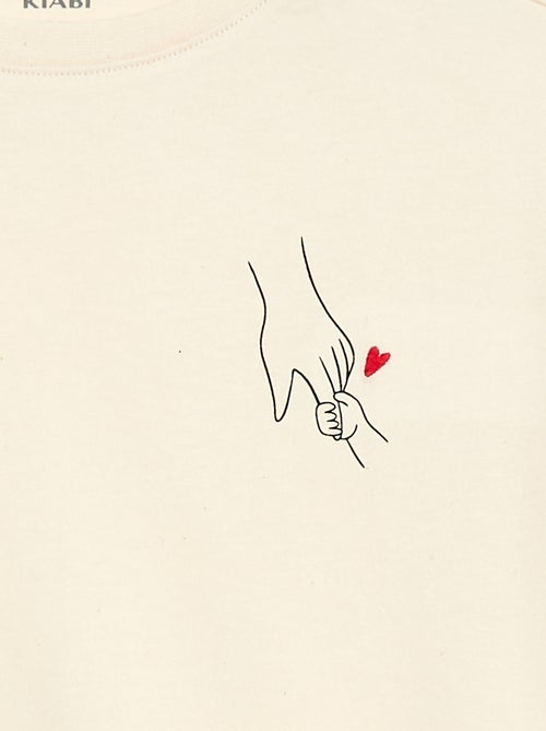 T-shirt estampado 'Agathe Sorlet x Kiabi' - Dia dos Namorados - Kiabi