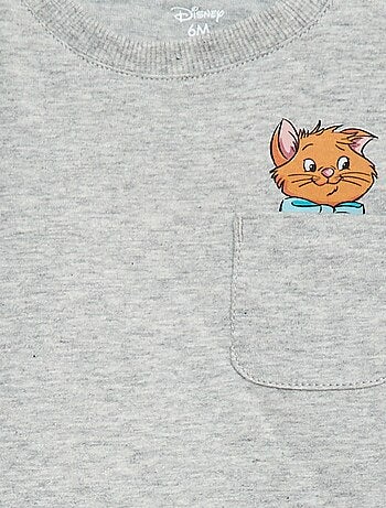 T-shirt estampado algodão 'Aristogatos' 'Disney'
