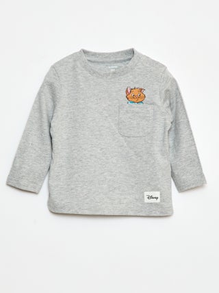 T-shirt estampado algodão 'Aristogatos' 'Disney'