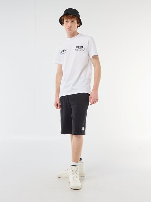 T-shirt estampado 'alpine' em algodão liso - Kiabi