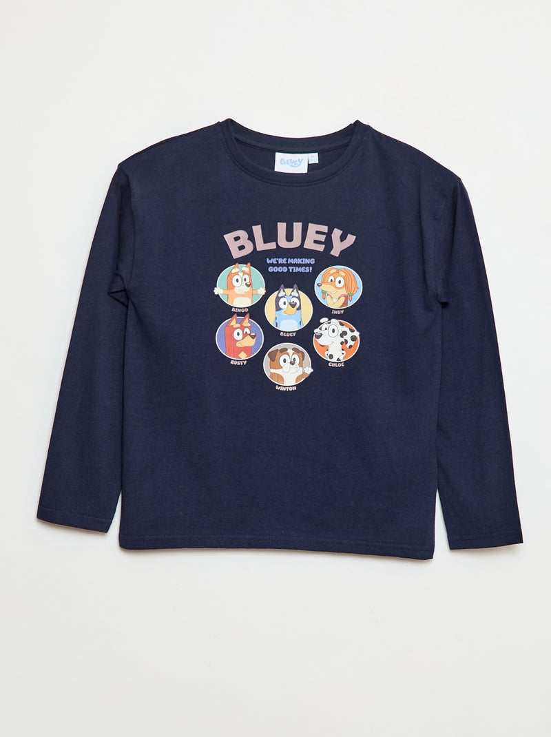 T-shirt estampado 'Bluey' Azul - Kiabi