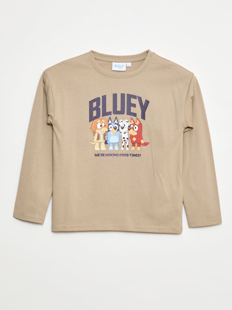T-shirt estampado 'Bluey' Bege - Kiabi