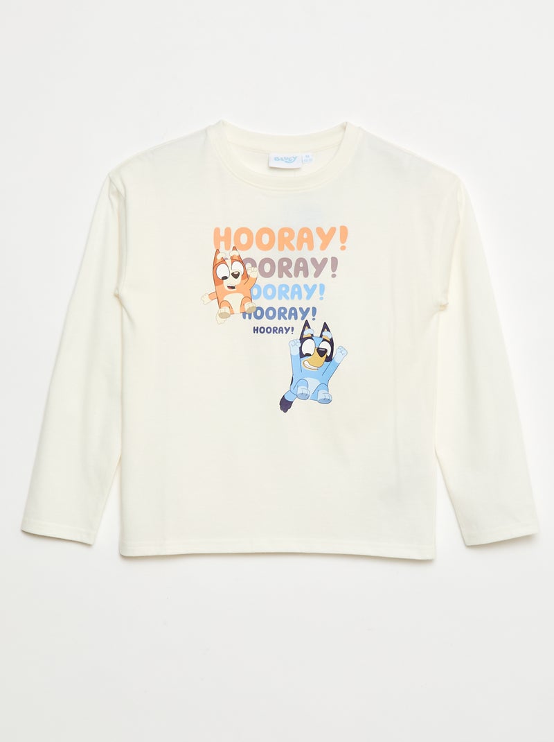T-shirt estampado 'Bluey' Branco - Kiabi
