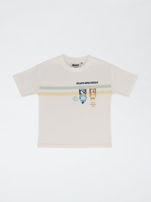 T-shirt estampado 'Bluey' estilo degradê em algodão - Kiabi