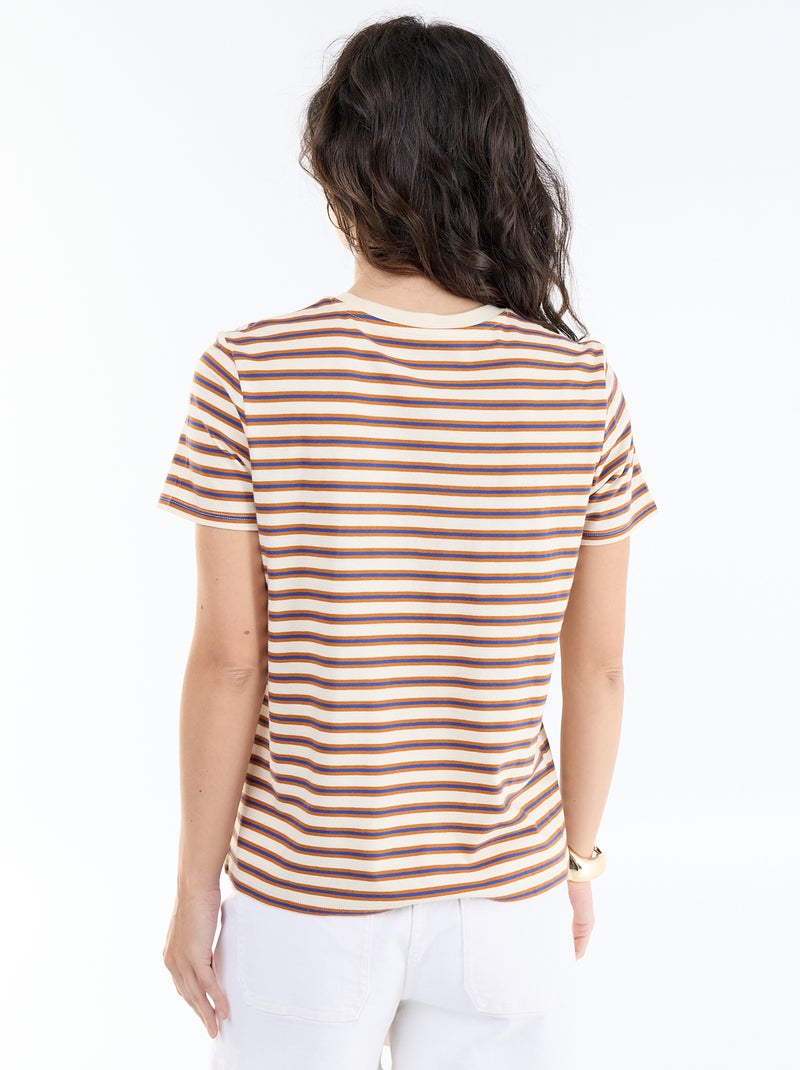 T-shirt estampado Branco - Kiabi