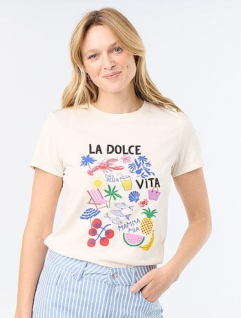 T-shirt estampado