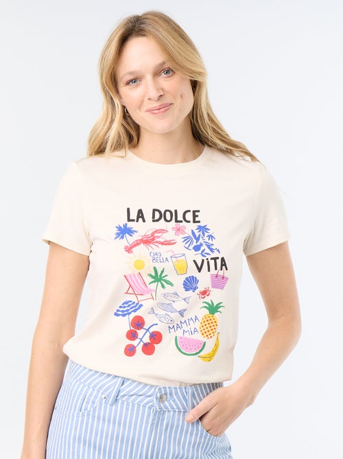 T-shirt estampado - Kiabi T-shirt estampado - Kiabi