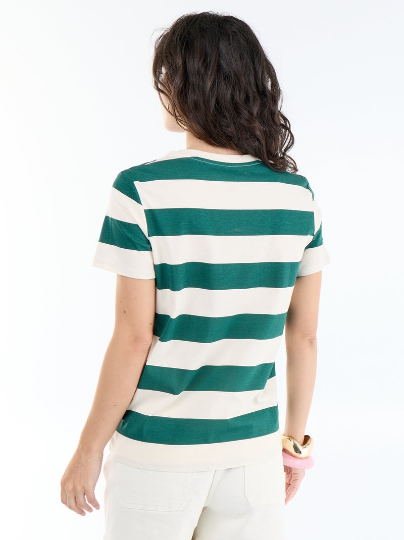 T-shirt estampado Branco - Kiabi