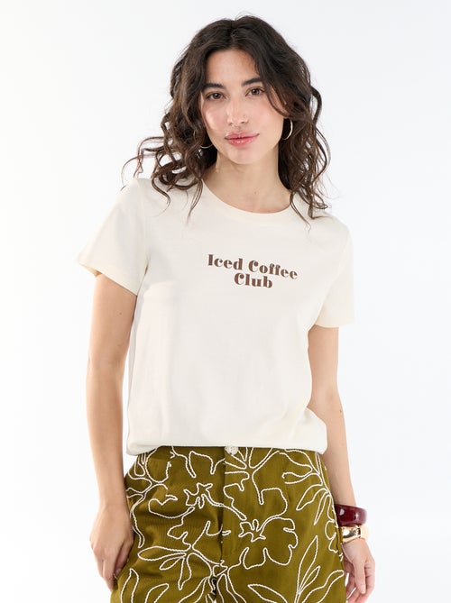T-shirt estampado - Kiabi