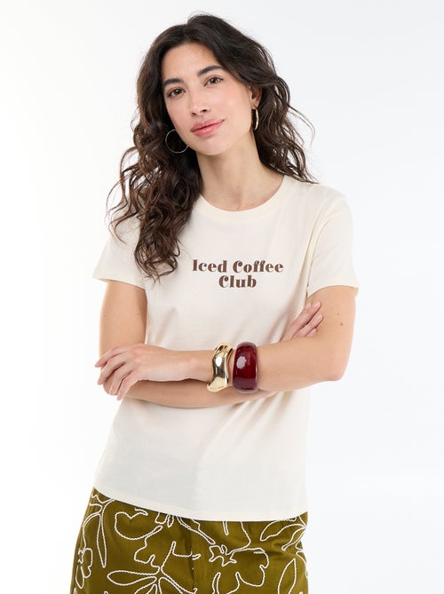 T-shirt estampado - Kiabi