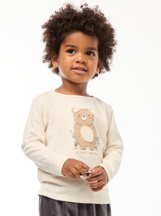 T-shirt estampado com desenho animado