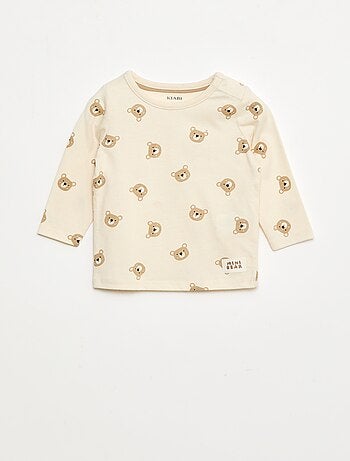 T-shirt com estampado animado