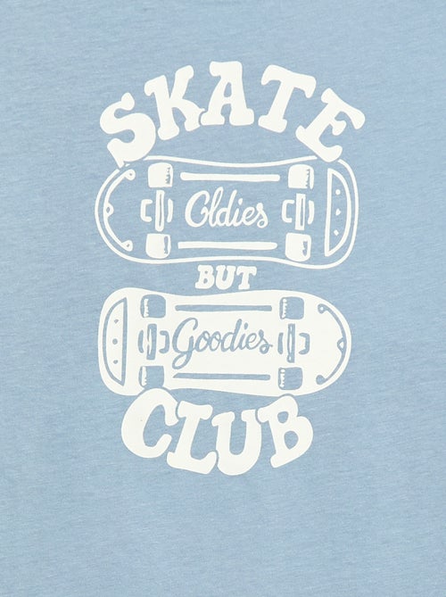 T-shirt estampado com mensagem - Kiabi