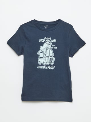 T-shirt estampado com mensagem