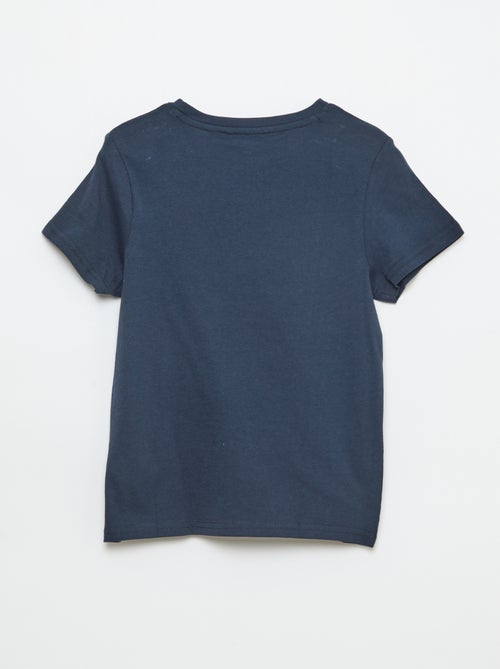 T-shirt estampado com mensagem - Kiabi