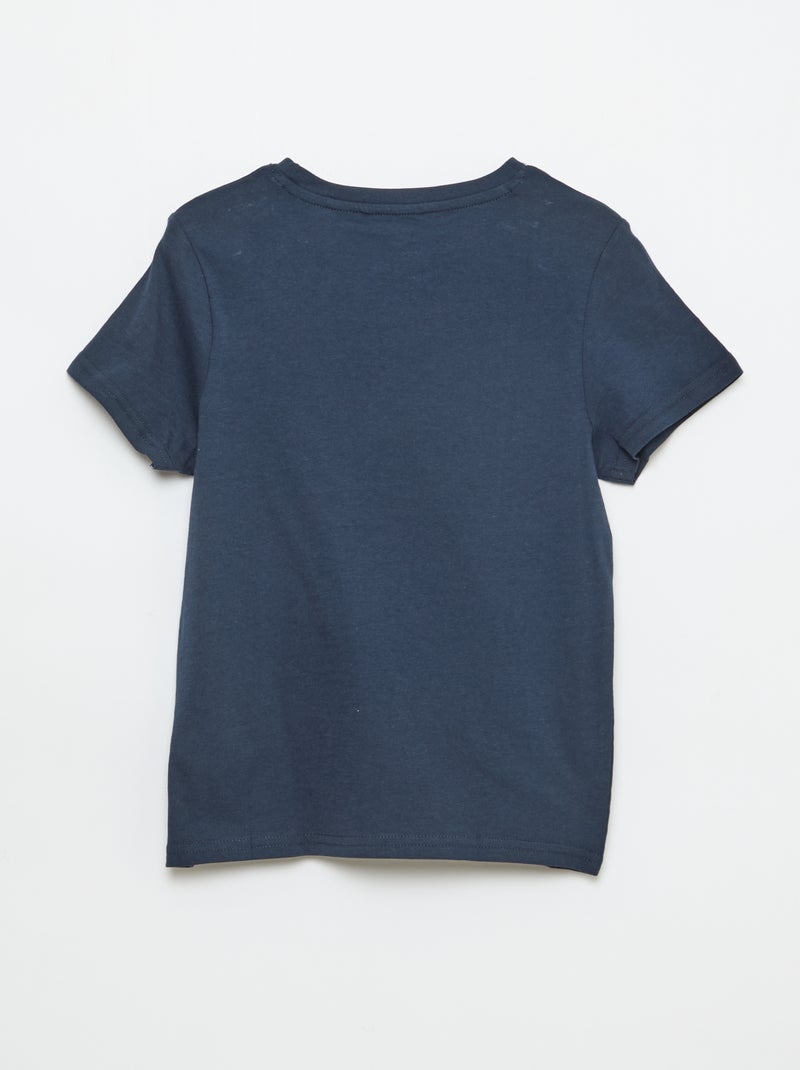 T-shirt estampado com mensagem Branco - Kiabi