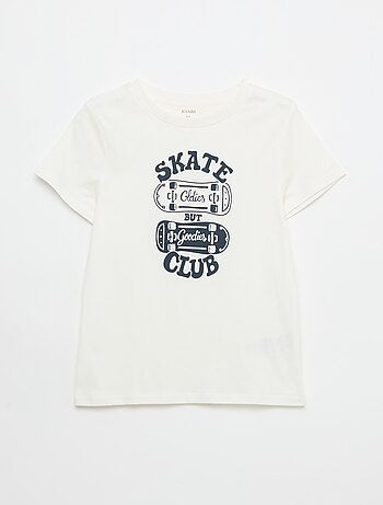 T-shirt estampado com mensagem