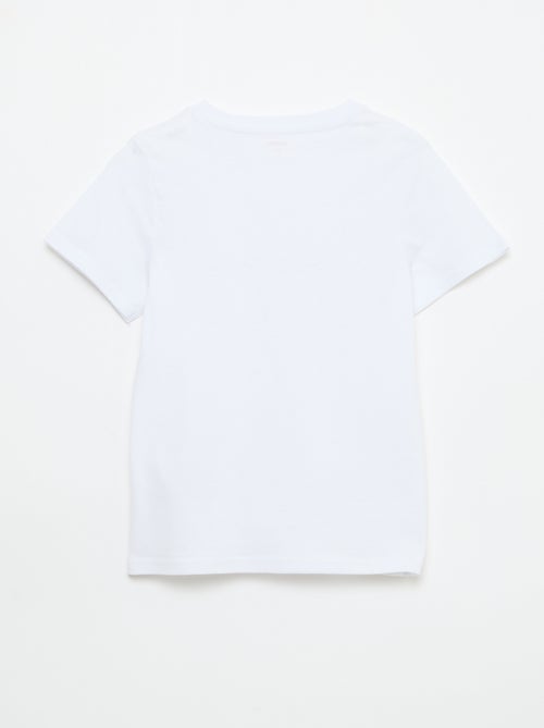 T-shirt estampado com mensagem - Kiabi