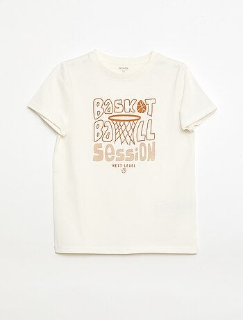 T-shirt estampado com mensagem
