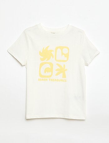 T-shirt estampado com mensagem