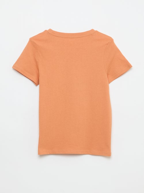 T-shirt estampado com mensagem - Kiabi