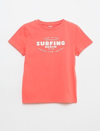 T-shirt estampado com mensagem