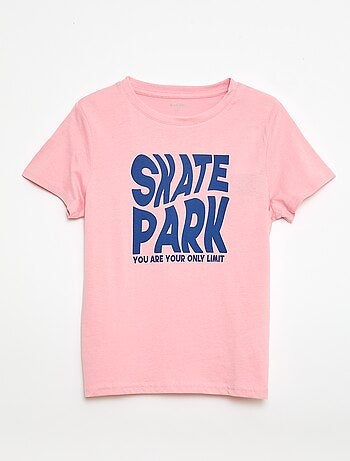 T-shirt estampado com mensagem