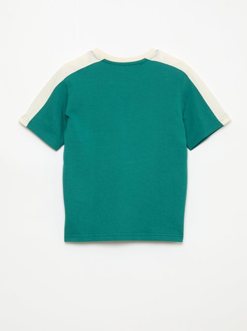 T-shirt estampado com mensagem - Kiabi