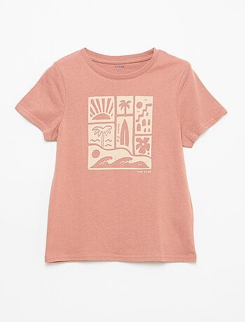 T-shirt estampado com mensagem
