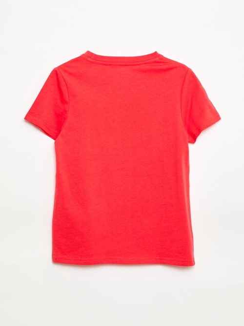 T-shirt estampado com mensagem - Kiabi