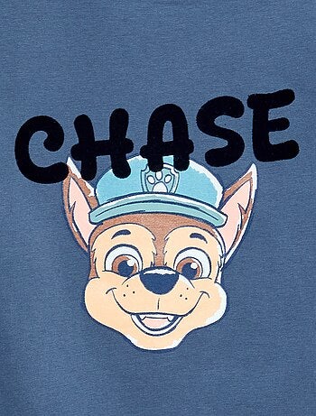 T-shirt estampado com motivo suave 'Patrulha Pata' em algodão