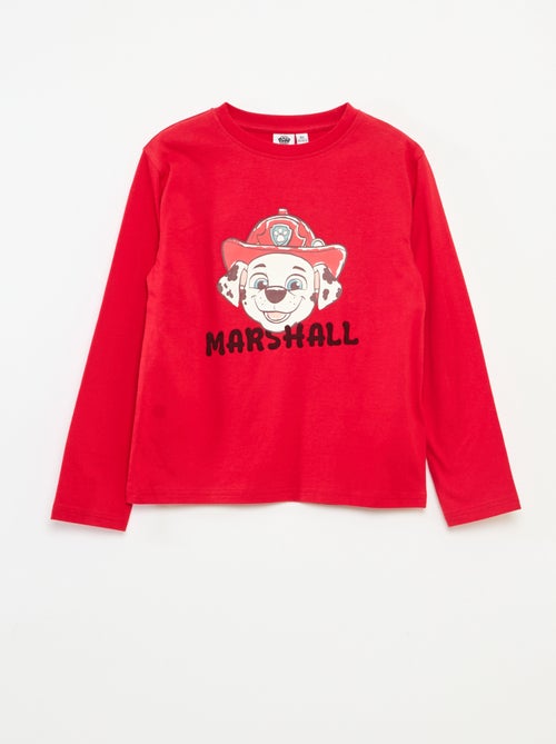 T-shirt estampado com motivo suave 'Patrulha Pata' em algodão - Kiabi