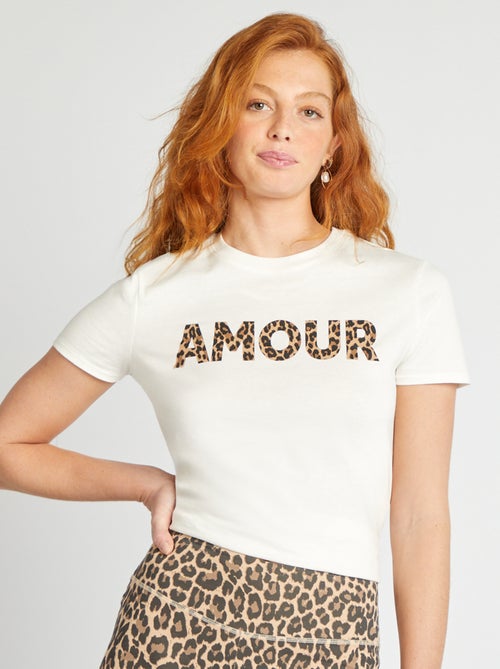 T-shirt estampado - Kiabi