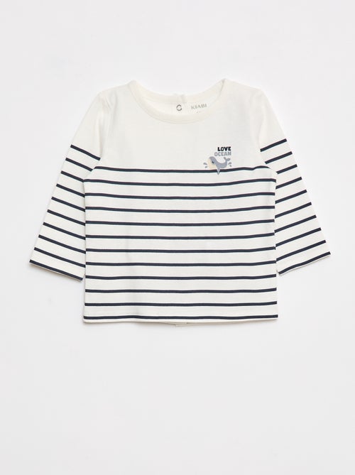 T-shirt estampado de dinossauro - Kiabi