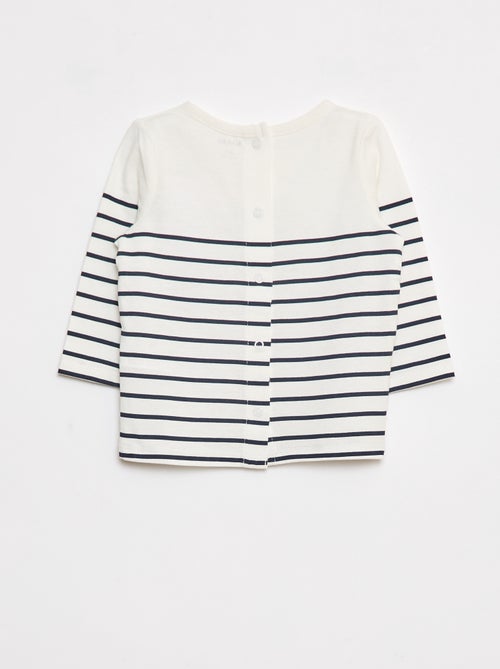 T-shirt estampado de dinossauro - Kiabi